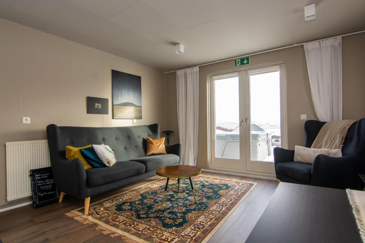 Viking Cottages & Apartments アークレイリ エクステリア 写真