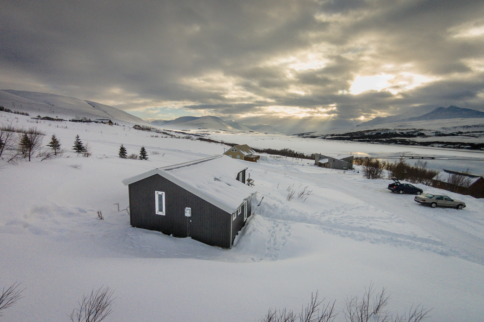 Viking Cottages & Apartments アークレイリ エクステリア 写真